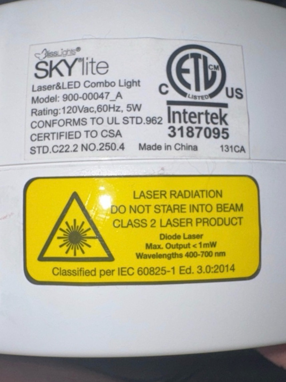Sky-Lite Ambient LED Projector - Picture 5 of 7